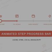 Animated Step Progress Bar In HTML CSS JAVASCRIPT