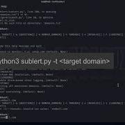 Sublert Subdomain Enumeration