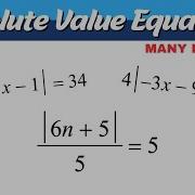 How To Solve Absolute Value Equations Algebra