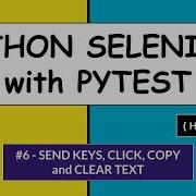 Selenium Python Hindi Tutorial 6 SendKeys Click Get And Clear Input Text