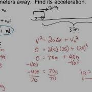 Constant Acceleration How To Solve Constant Acceleration Problems W Kinematic Equations