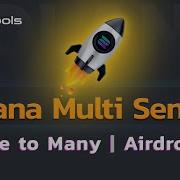 Solana MultiSender Airdrop One To Many