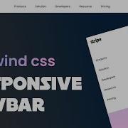 How To Make A Responsive Navbar With Tailwind Css Tailwind Css Tutorial Tailwindcss