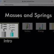 Intro To Phet Simulation And Forces On Mass On A Spring