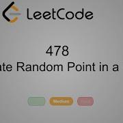 LeetCode 478 Generate Random Point In A Circle Python