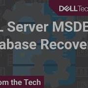 SQL Server MSDB Database Recovery