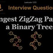 Longest ZigZag Path In A Binary Tree Leetcode 1372 Python