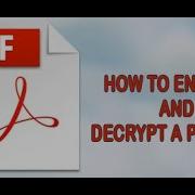 How To Encrypt And Decrypt A PDF File