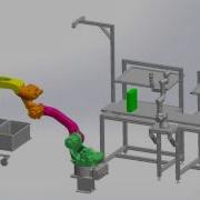 SOLIDWORKS Motion Robotic Arm Simulation