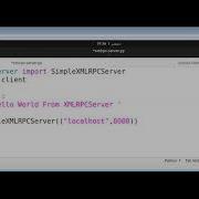 XML RPC Server And Client In Python