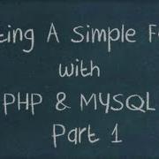 Creating A Forum With PHP MySQL Part 1