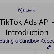 TikTok Ads API Tutorial Creating A Sandbox Account