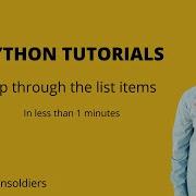 Loop Through The List Items Loop List Python Shorts Tutorials