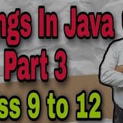 Strings In Java Part 3 Class 9th To 12th ICSE ISC BCA MCA B Tech B Sc HINDI