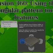 Fusion 360 Using The Rectangular Pattern Tool For Features