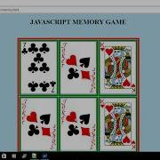 JAVASCRIPT MEMORY GAME