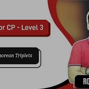 Pythagorean Triplets Codeforces
