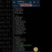 Amazing And Simple Bird 05 Drawing In Python Turtle Coding Status Shorts Python Howtomake