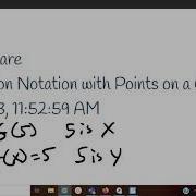 Function Notation With Points On A Graph