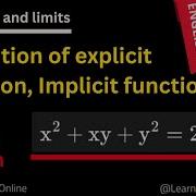 Definition Of Explicit And Implicit Functions Explicit Functions And Implicit Functions Explained