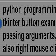 Python How To Pass Values Variables Arguments Right Mouse Click