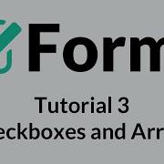 Formr 3 Checkboxes And Checkbox Arrays