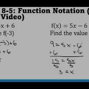 What Is Function Notation Quick Video First Coast Math Clinic