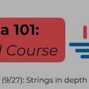 Java 101 9 27 Strings In Depth