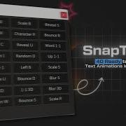 Best Text Animation Script For After Effects SnapText Ae 2 0 Tutorial