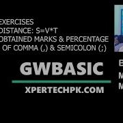 10 Class Computer Chapter 2 Exercise Programs Practical Of GW BASIC How To Calculate Obtained Marks