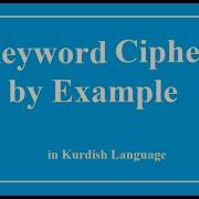 4th Stage Security Keyword Cipher Encryption Kurdish