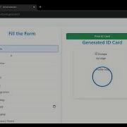 ID Card Generator Advance ID Card Print