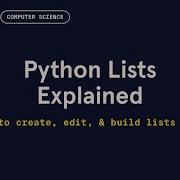 Python Lists Explained Create And Edit Lists In Python