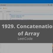 1929 Concatenation Of Array LeetCode Javascript