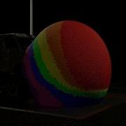 Truck Vs Fluid Particles Blender