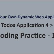 Coding Practice 13 Todos Application 4 Build Your Own Dynamic Web Application NxtWave