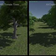 AltTrees Beta 0 9 7 VS Unity Terrain Trees