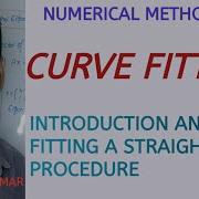 CURVE FITTING INTRODUCTION IN TELUGU Fitting Straight Line Procedure