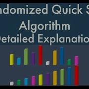 Randomized Quick Sort Algorithm Randomized Quicksort Example Algorithm Design PART 3 6
