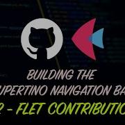 Building The CupertinoNavigationBar Flet Control Flet Contribution