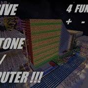 Minecraft 8 Bit Redstone Calculator Computer HUGE BUILD