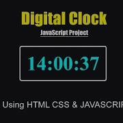 Build A Digital Clock Using HTML CSS JavaScript Easy Coding Project For Beginners MZCode01