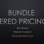 Bundle Pricing Tiered Pricing Excel Tutorial