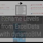 English Rename Multiple Revit Levels With DynamoBIM And Excel