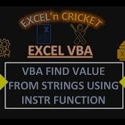 Excel VBA INSTR Function