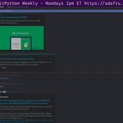 CircuitPython Weekly Meeting For October 13 2020 Circuitpython Circuitpython Adafruit