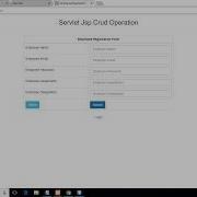 Servlet Jsp Crud Operation Using Mysql DataBase