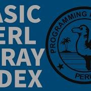 Perl Programming Array Index Position Beginners Tutorial 2022