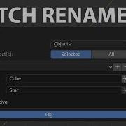 Rename Multiple Objects At Once In Blender