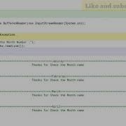 Switch Statement Use In Java Java Techcode Months Name